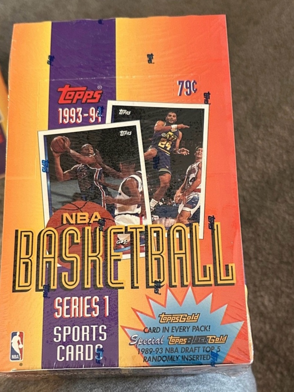 Topps NBA Basketball cards Series 1 Pack -Orange/Yellow/Purple Factory Sealed